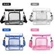Clear Lunch Bag Plastic Transparent Tote Work Office Picnic | https://www.bestnamebadges.com
