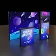 6.5'H Astra Plus Modular Booth Kit 2 | https://www.bestnamebadges.com