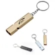 Dual-Tube High Frequency Emergency Survival Whistle Keychain | https://www.bestnamebadges.com