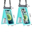 Dual Compartment Waterproof Phone Pouch Floating Dry Bag | https://www.bestnamebadges.com
