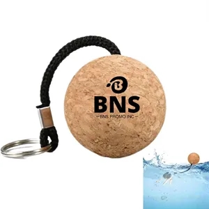 Float Cork Keychain for Water Sports and Outdoor Activities