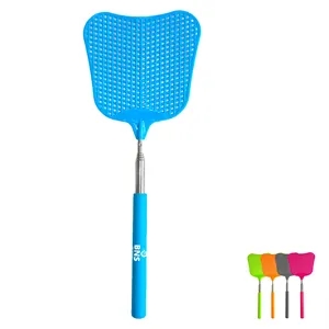 Retractable Stainless Steel Handle Fly Swatter