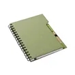 Durable Grey Board Notebook with Pen and Sticky Notes | https://www.bestnamebadges.com