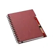 Durable Grey Board Notebook with Pen and Sticky Notes | https://www.bestnamebadges.com