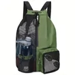 Waterproof Mesh Swim Drawstring Backpack with Wet Pocket | https://www.bestnamebadges.com