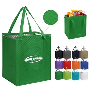 Durable Non-Woven Insulated Bag with Aluminum Foil Lining | https://www.bestnamebadges.com