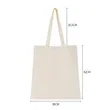 Lightweight Canvas Tote Bag Single Shoulder Handbag | https://www.bestnamebadges.com