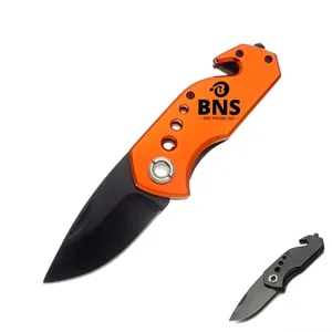 Emergency Knife with Seatbelt Cutter and Glass Breaker
