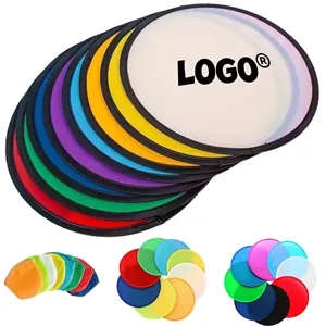 Foldable Flying Disc Fans Sublimation Polyester In Stock