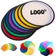 Foldable Flying Disc Fans Sublimation Polyester In Stock | https://www.bestnamebadges.com