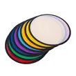 Foldable Flying Disc Fans Sublimation Polyester In Stock | https://www.bestnamebadges.com