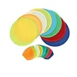 Foldable Flying Disc Fans Sublimation Polyester In Stock | https://www.bestnamebadges.com