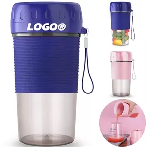 10oz. Portable USB Rechargeable Mini Juicer Cup With Handle
