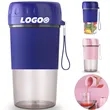 10oz. Portable USB Rechargeable Mini Juicer Cup With Handle | https://www.bestnamebadges.com