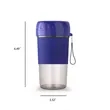 10oz. Portable USB Rechargeable Mini Juicer Cup With Handle | https://www.bestnamebadges.com