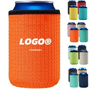 Neoprene Insulated Can Cooler Sleeve With Textured Grip