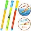 Colorful Long Tube Water Blaster Toy Outdoor Fun In Stock | https://www.bestnamebadges.com