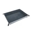 Foldable PU Leather Storage Tray For Desk Travel In Stock | https://www.bestnamebadges.com