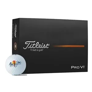 Titleist Pro V1 Golf Balls with Custom Imprints | https://www.bestnamebadges.com