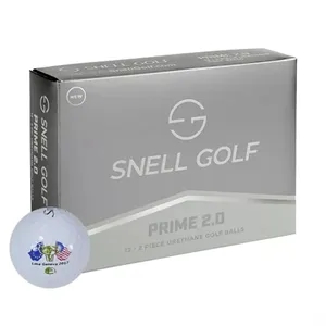 Snell PRIME 2.0 Golf Balls with Custom Imprints | https://www.bestnamebadges.com