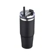 30oz. Dual Wall Stainless Steel & PP Tumbler with Clear Lid | https://www.bestnamebadges.com