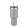 30oz. Dual Wall Stainless Steel & PP Tumbler with Clear Lid | https://www.bestnamebadges.com