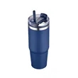 30oz. Dual Wall Stainless Steel & PP Tumbler with Clear Lid | https://www.bestnamebadges.com