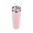 30oz. Dual Wall Stainless Steel & PP Tumbler with Clear Lid | https://www.bestnamebadges.com