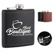 6oz Hip Flask Custom Logo | https://www.bestnamebadges.com