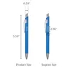 Solid Plastic Ballpoint Click Pen | https://www.bestnamebadges.com