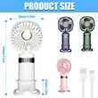 Mini Handheld Fan Cooling Travel Portable | https://www.bestnamebadges.com