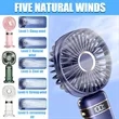 Mini Handheld Fan Cooling Travel Portable | https://www.bestnamebadges.com