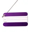 Durable Aluminum Alloy Privacy Luggage Tag | https://www.bestnamebadges.com