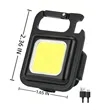 Rechargeable Mini COB Keychain LED Work Light | https://www.bestnamebadges.com