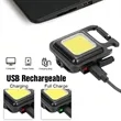 Rechargeable Mini COB Keychain LED Work Light | https://www.bestnamebadges.com