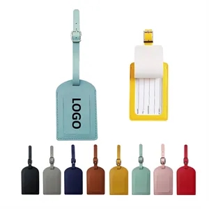 Pu Leather Luggage Travel Bag Tags