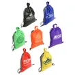 Glide Right Non-Woven Drawstring Bag | https://www.bestnamebadges.com