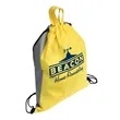 Glide Right Non-Woven Drawstring Bag | https://www.bestnamebadges.com
