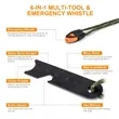 Survival Fire Starter Kit with Paracord Handle | https://www.bestnamebadges.com