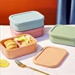 Leakproof Silicone Lunch Box with 3 Compartments | https://www.bestnamebadges.com