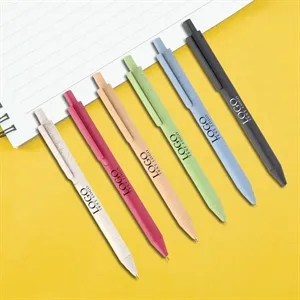 Custom ECO Wheat Straw Ballpoint Pen