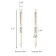 Custom ECO Wheat Straw Ballpoint Pen | https://www.bestnamebadges.com