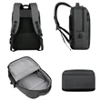 Expandable Business Laptop Backpack with USB Charging Port | https://www.bestnamebadges.com