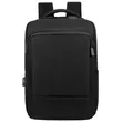 Expandable Business Laptop Backpack with USB Charging Port | https://www.bestnamebadges.com