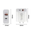 Dual Port Quick Charger | https://www.bestnamebadges.com