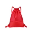 Waterproof Drawstring Backpack with Zip Pocket | https://www.bestnamebadges.com