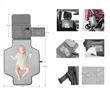 Waterproof Foldable Baby Changing Pad with Storage | https://www.bestnamebadges.com