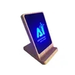 15W LED Wireless Charging Bamboo Phone Stand | https://www.bestnamebadges.com