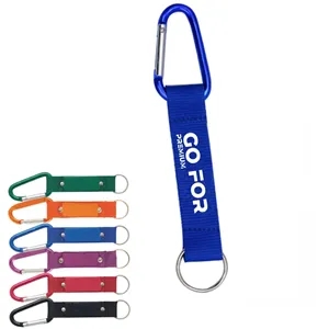 Carabiner Keychain with Strap