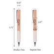 Touch Rubberized Gel Pen | https://www.bestnamebadges.com